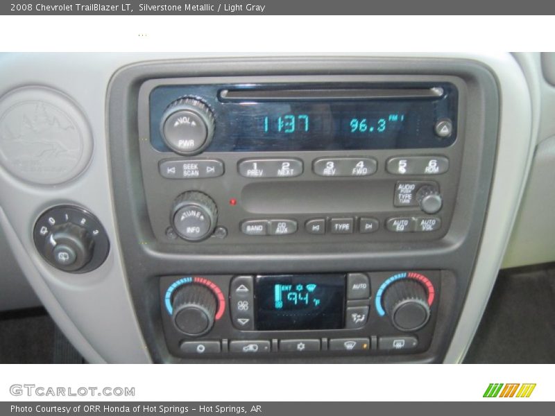 Silverstone Metallic / Light Gray 2008 Chevrolet TrailBlazer LT