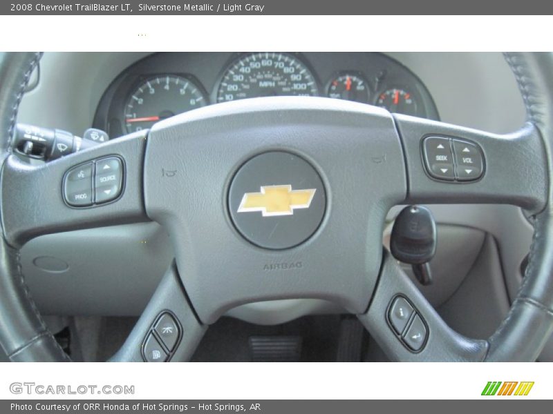 Silverstone Metallic / Light Gray 2008 Chevrolet TrailBlazer LT