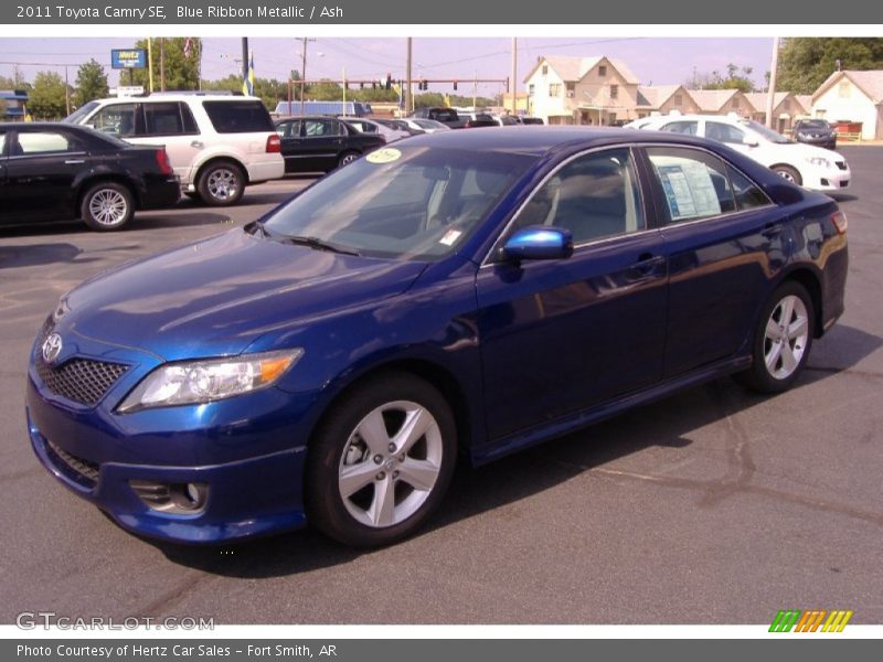 Blue Ribbon Metallic / Ash 2011 Toyota Camry SE