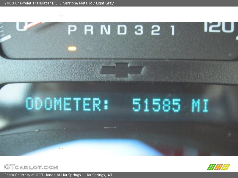 Silverstone Metallic / Light Gray 2008 Chevrolet TrailBlazer LT