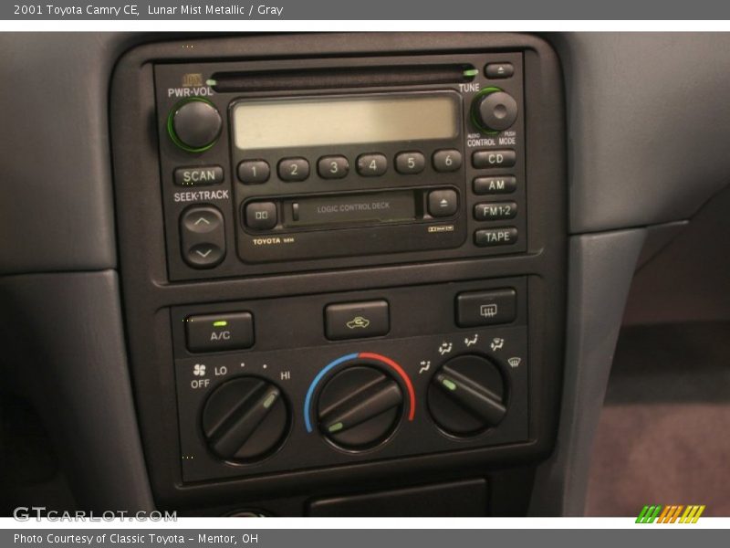 Controls of 2001 Camry CE