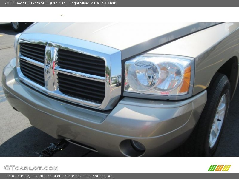 Bright Silver Metallic / Khaki 2007 Dodge Dakota SLT Quad Cab