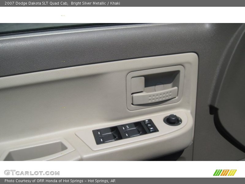 Bright Silver Metallic / Khaki 2007 Dodge Dakota SLT Quad Cab