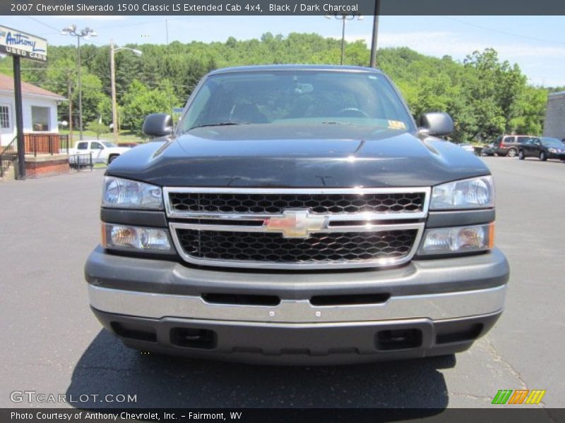 Black / Dark Charcoal 2007 Chevrolet Silverado 1500 Classic LS Extended Cab 4x4