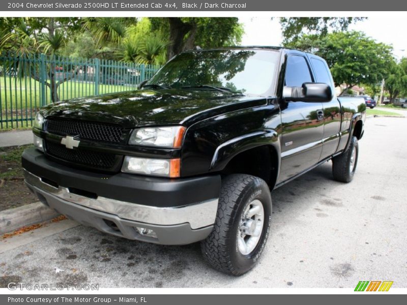 Black / Dark Charcoal 2004 Chevrolet Silverado 2500HD LT Extended Cab 4x4