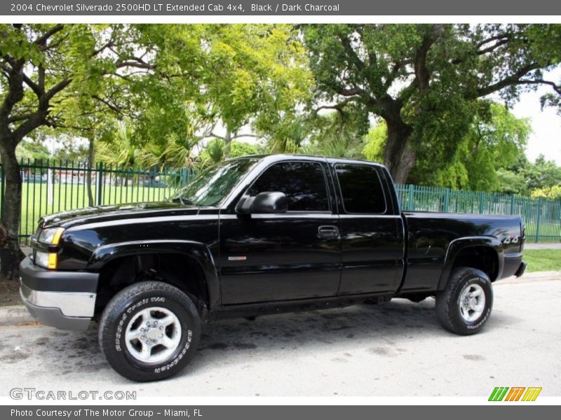 Black / Dark Charcoal 2004 Chevrolet Silverado 2500HD LT Extended Cab 4x4