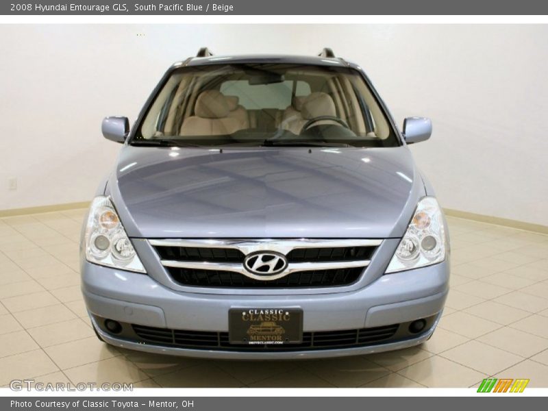 South Pacific Blue / Beige 2008 Hyundai Entourage GLS