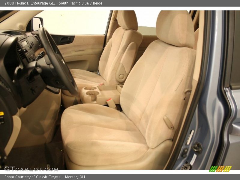 South Pacific Blue / Beige 2008 Hyundai Entourage GLS