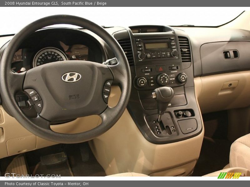 South Pacific Blue / Beige 2008 Hyundai Entourage GLS