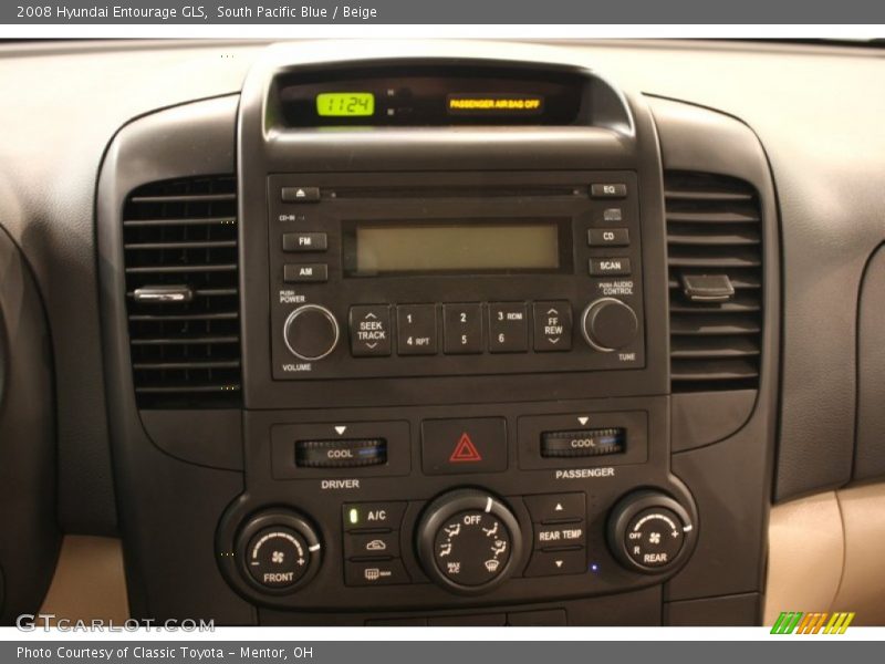 South Pacific Blue / Beige 2008 Hyundai Entourage GLS