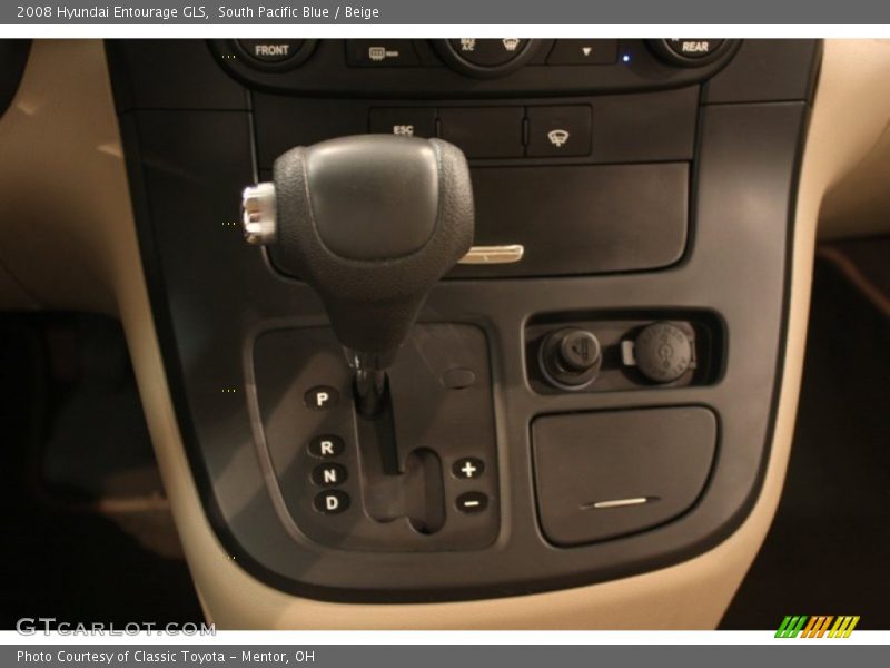 South Pacific Blue / Beige 2008 Hyundai Entourage GLS