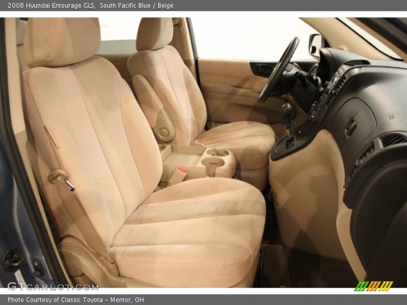 South Pacific Blue / Beige 2008 Hyundai Entourage GLS
