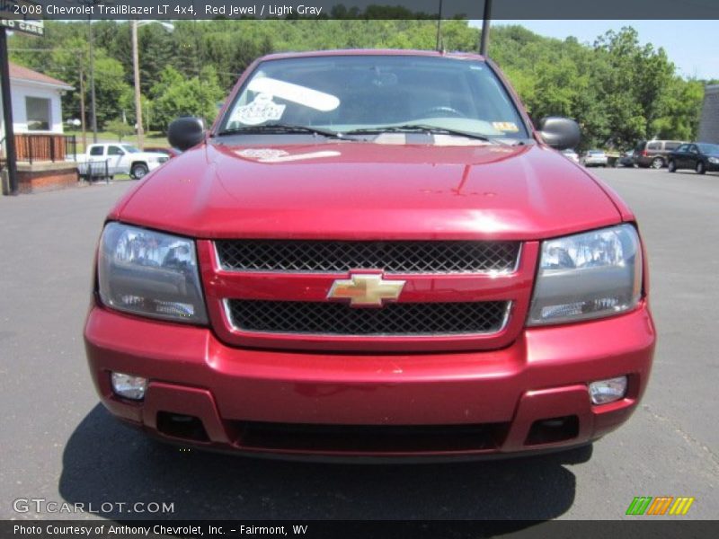Red Jewel / Light Gray 2008 Chevrolet TrailBlazer LT 4x4