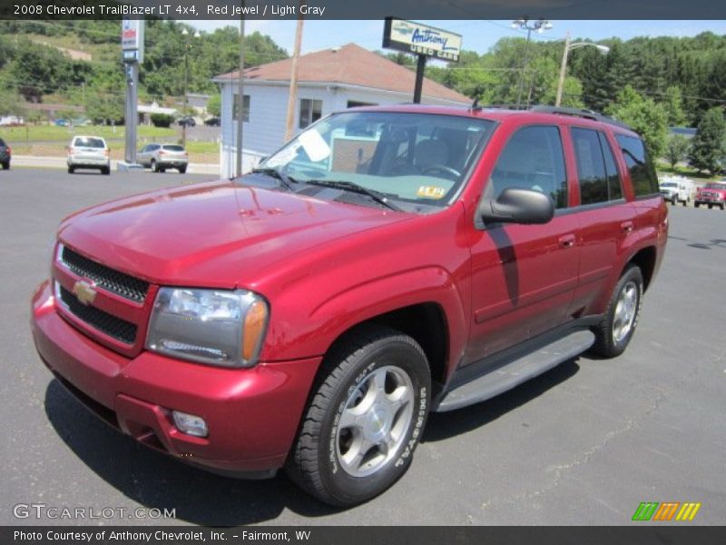 Red Jewel / Light Gray 2008 Chevrolet TrailBlazer LT 4x4