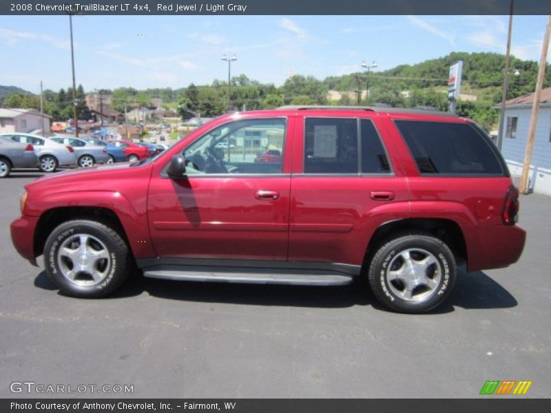 Red Jewel / Light Gray 2008 Chevrolet TrailBlazer LT 4x4