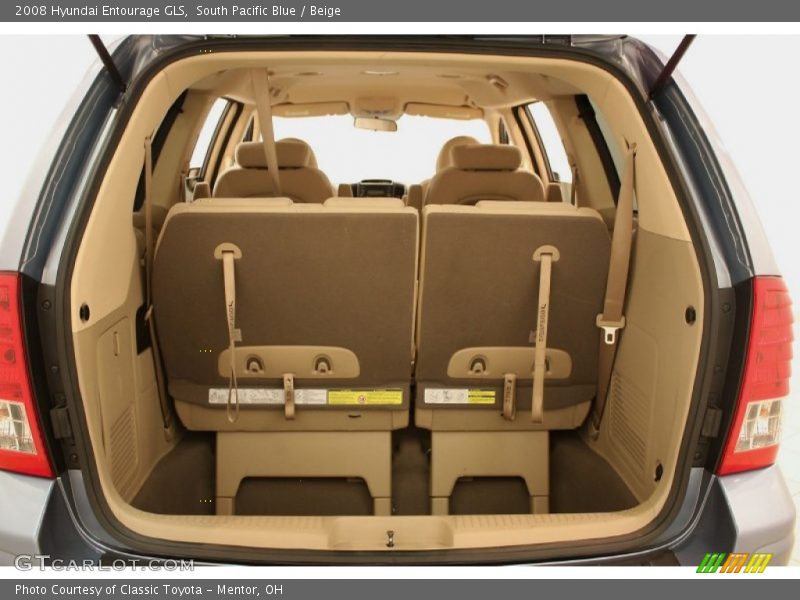 South Pacific Blue / Beige 2008 Hyundai Entourage GLS