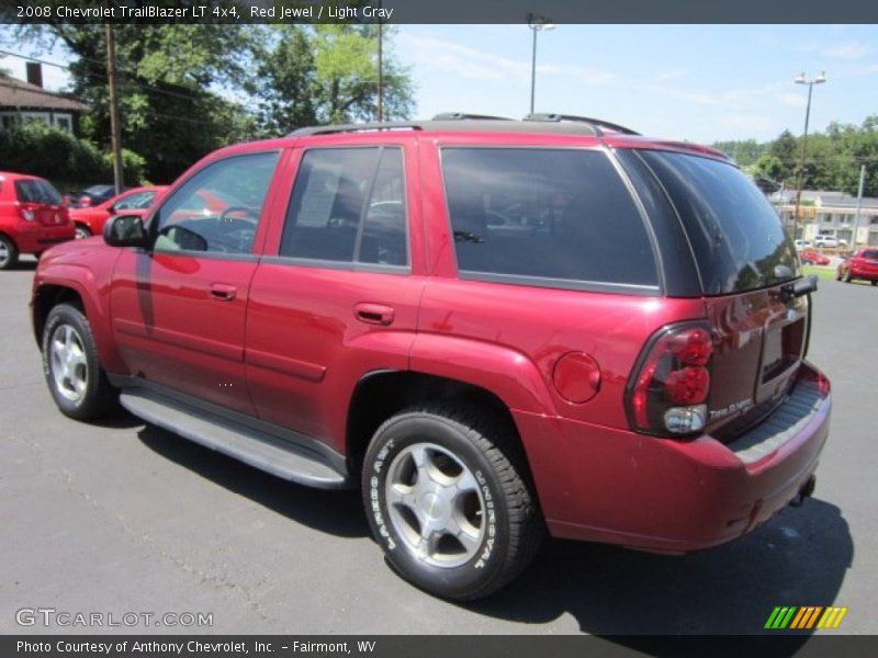 Red Jewel / Light Gray 2008 Chevrolet TrailBlazer LT 4x4