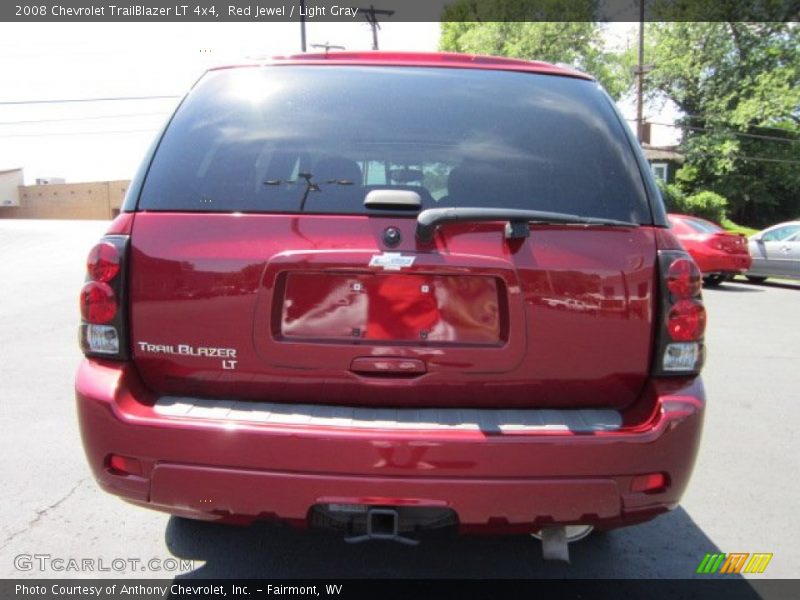 Red Jewel / Light Gray 2008 Chevrolet TrailBlazer LT 4x4