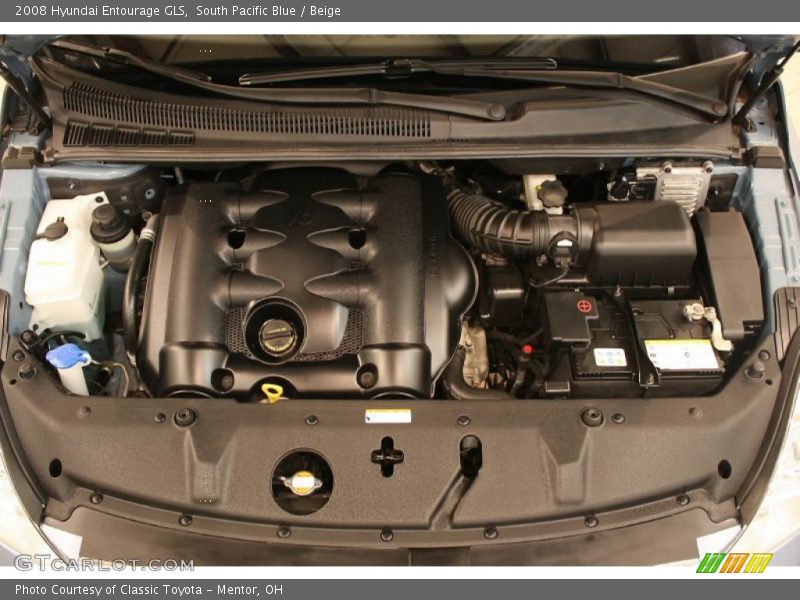 South Pacific Blue / Beige 2008 Hyundai Entourage GLS