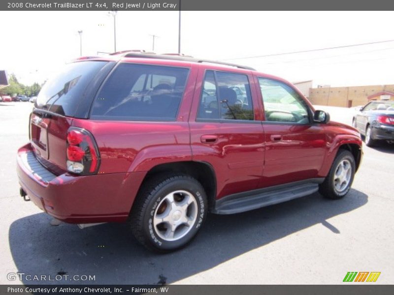 Red Jewel / Light Gray 2008 Chevrolet TrailBlazer LT 4x4