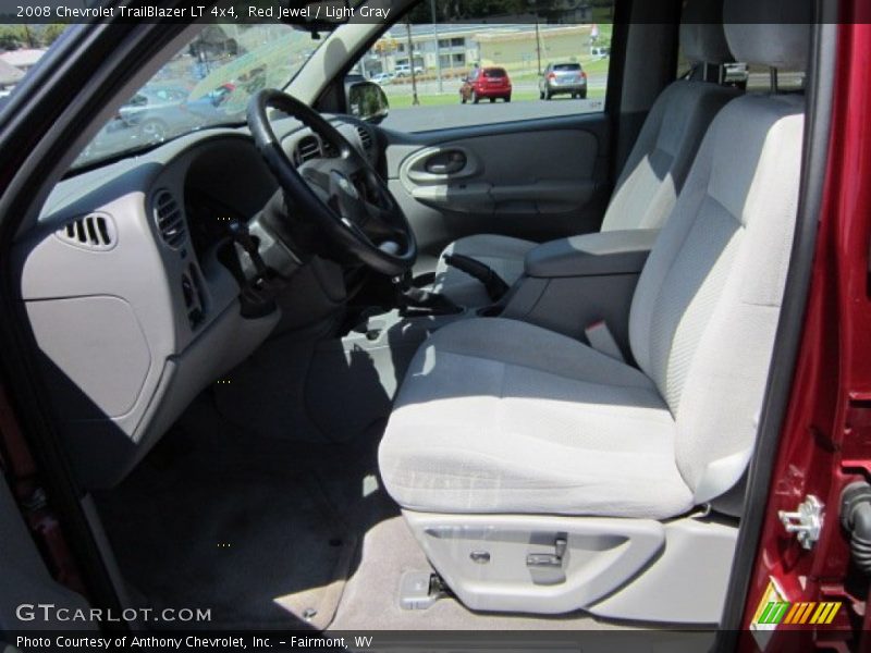 Red Jewel / Light Gray 2008 Chevrolet TrailBlazer LT 4x4