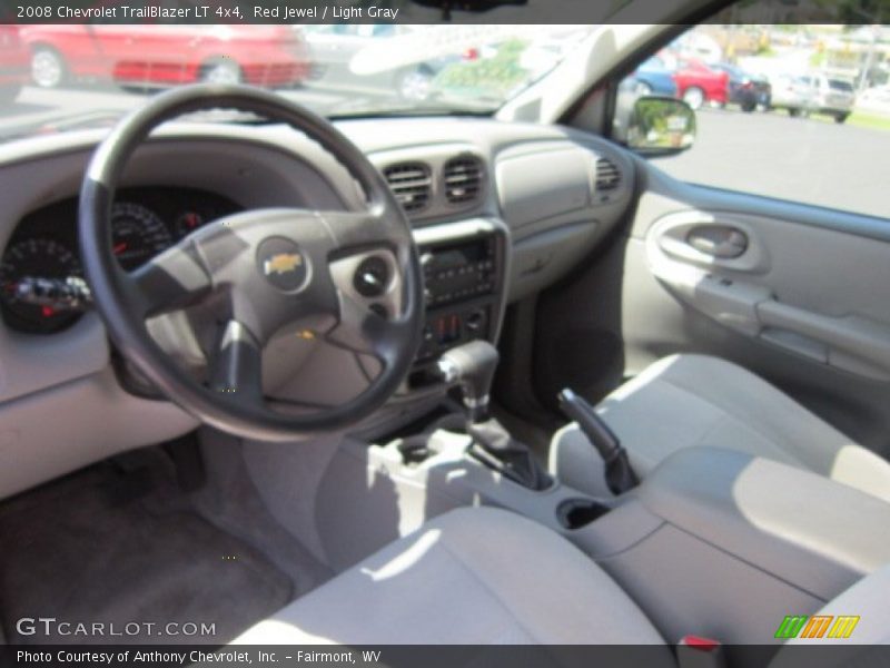 Red Jewel / Light Gray 2008 Chevrolet TrailBlazer LT 4x4