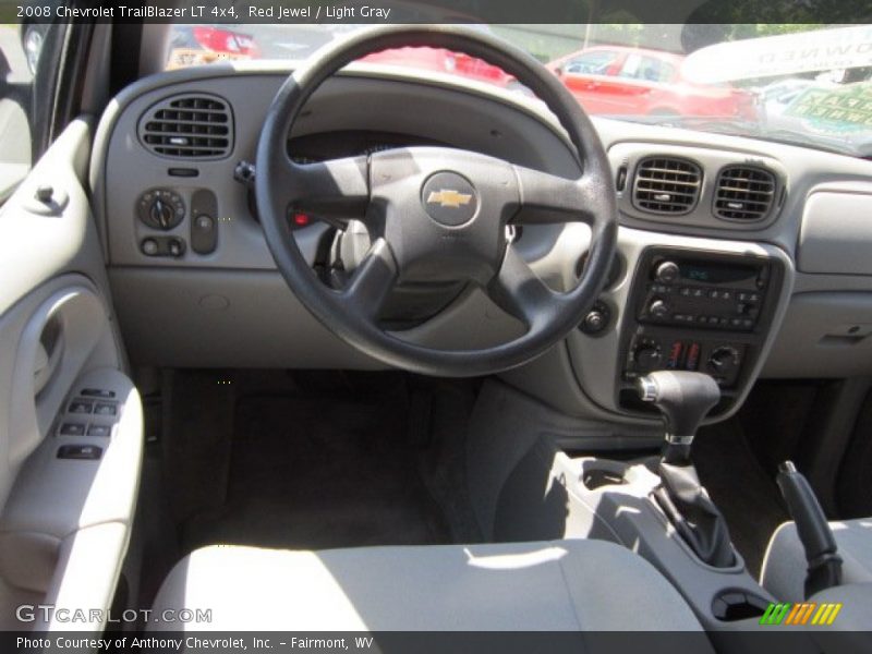 Red Jewel / Light Gray 2008 Chevrolet TrailBlazer LT 4x4