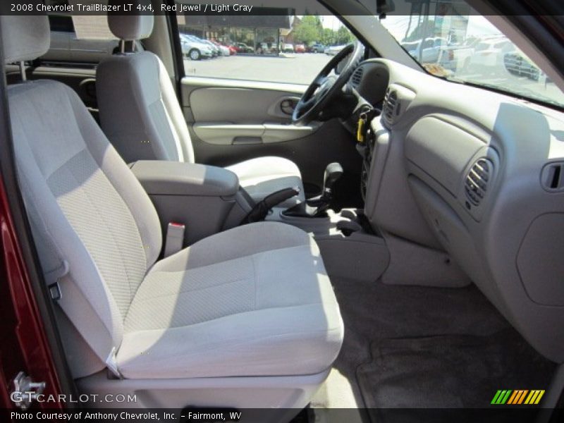Red Jewel / Light Gray 2008 Chevrolet TrailBlazer LT 4x4
