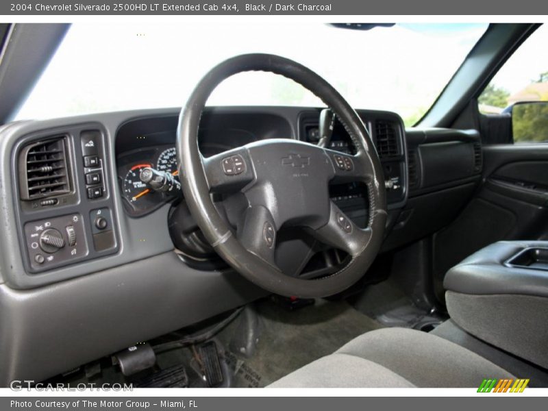 Black / Dark Charcoal 2004 Chevrolet Silverado 2500HD LT Extended Cab 4x4