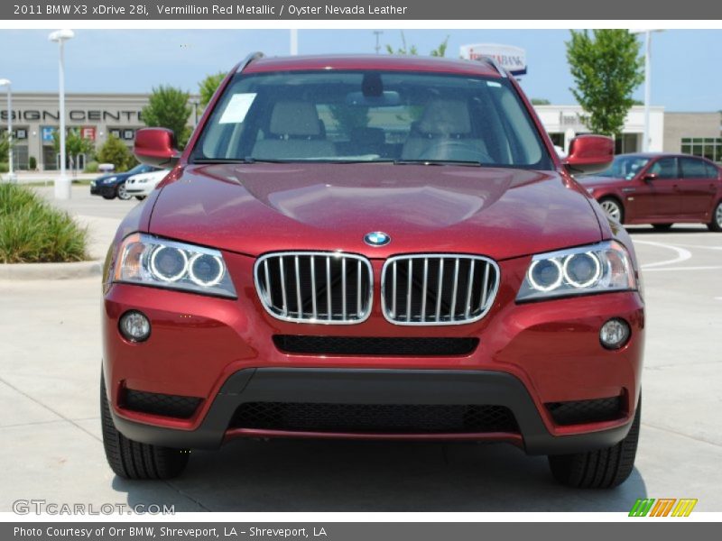 Vermillion Red Metallic / Oyster Nevada Leather 2011 BMW X3 xDrive 28i