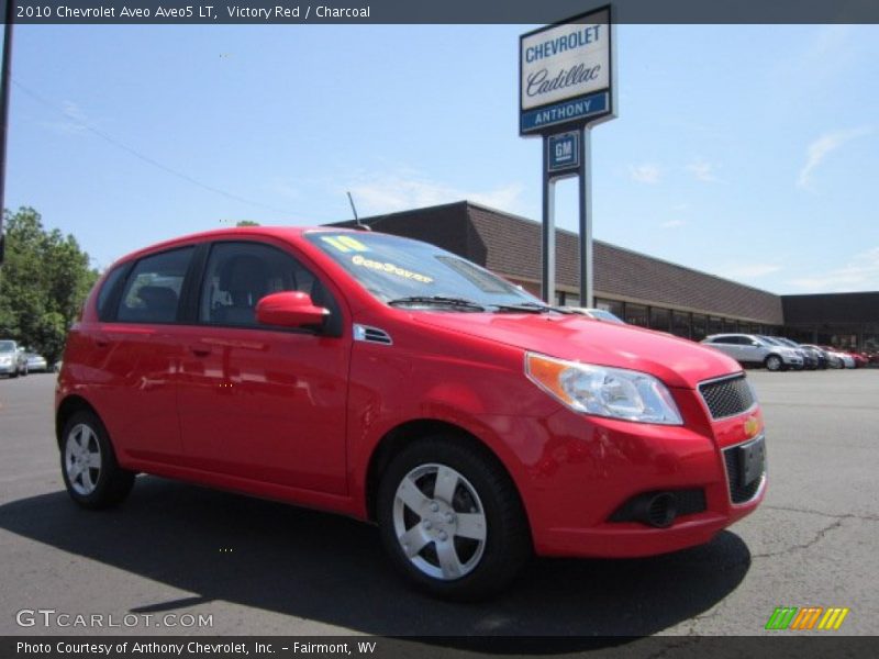 Victory Red / Charcoal 2010 Chevrolet Aveo Aveo5 LT
