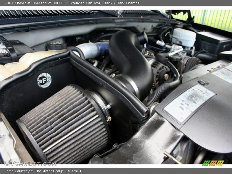 Black / Dark Charcoal 2004 Chevrolet Silverado 2500HD LT Extended Cab 4x4