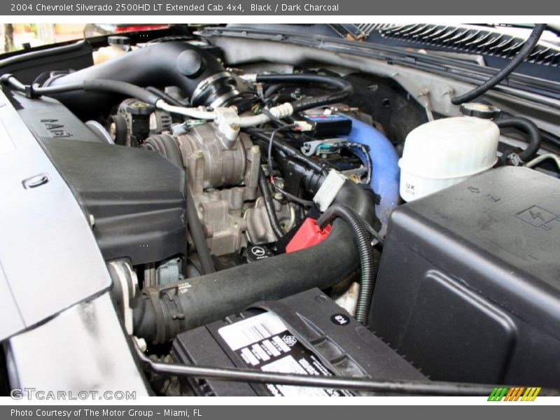Black / Dark Charcoal 2004 Chevrolet Silverado 2500HD LT Extended Cab 4x4