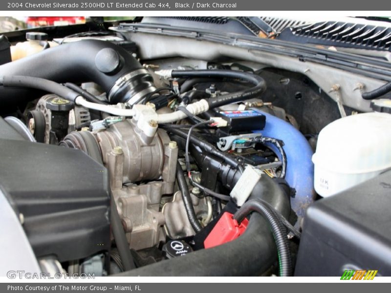 Black / Dark Charcoal 2004 Chevrolet Silverado 2500HD LT Extended Cab 4x4