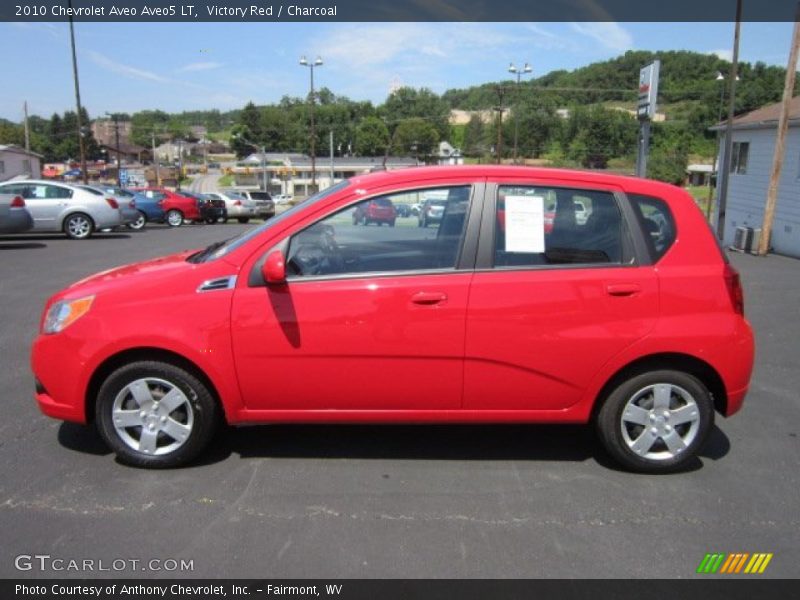 Victory Red / Charcoal 2010 Chevrolet Aveo Aveo5 LT
