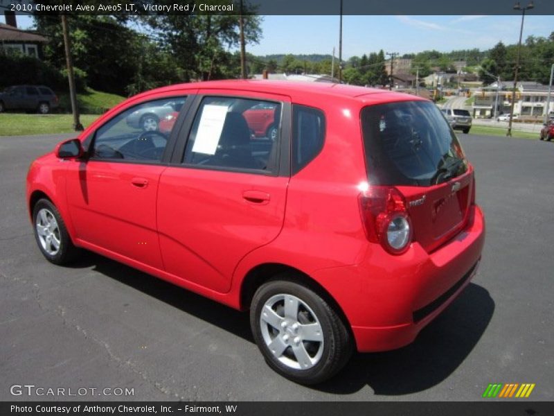 Victory Red / Charcoal 2010 Chevrolet Aveo Aveo5 LT