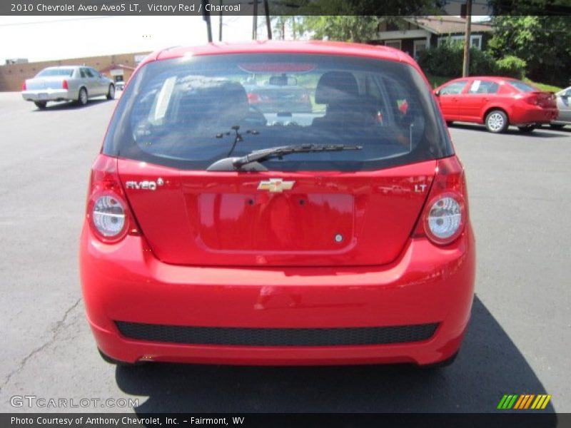 Victory Red / Charcoal 2010 Chevrolet Aveo Aveo5 LT