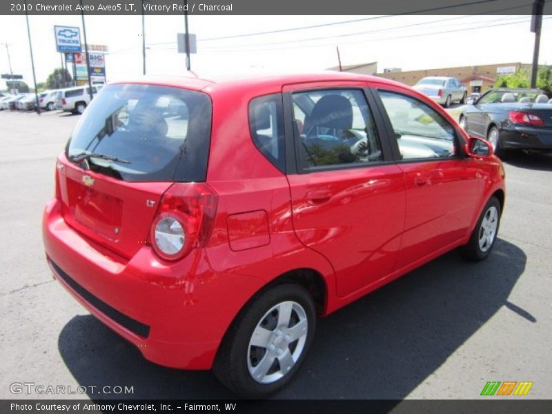 Victory Red / Charcoal 2010 Chevrolet Aveo Aveo5 LT