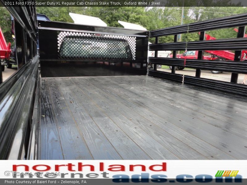 Oxford White / Steel 2011 Ford F350 Super Duty XL Regular Cab Chassis Stake Truck