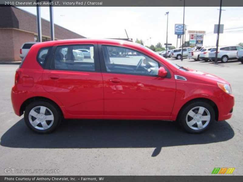 Victory Red / Charcoal 2010 Chevrolet Aveo Aveo5 LT
