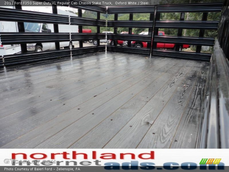 Oxford White / Steel 2011 Ford F350 Super Duty XL Regular Cab Chassis Stake Truck