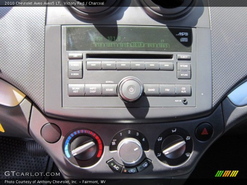 Victory Red / Charcoal 2010 Chevrolet Aveo Aveo5 LT