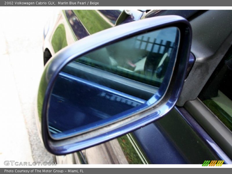 Marlin Blue Pearl / Beige 2002 Volkswagen Cabrio GLX