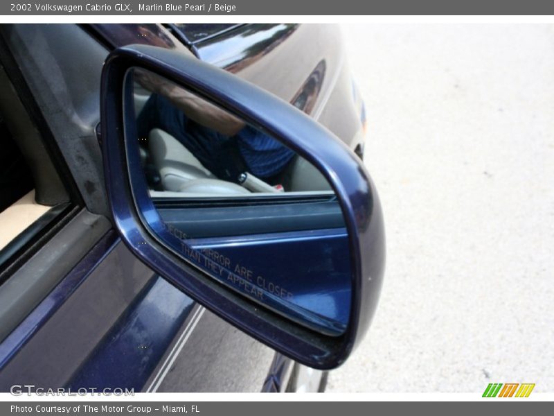 Marlin Blue Pearl / Beige 2002 Volkswagen Cabrio GLX