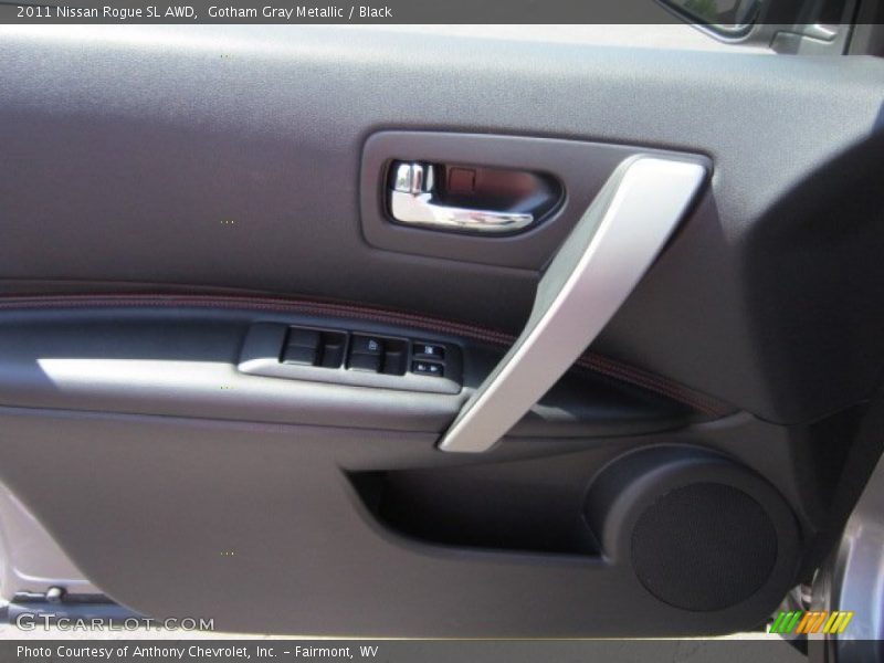 Gotham Gray Metallic / Black 2011 Nissan Rogue SL AWD