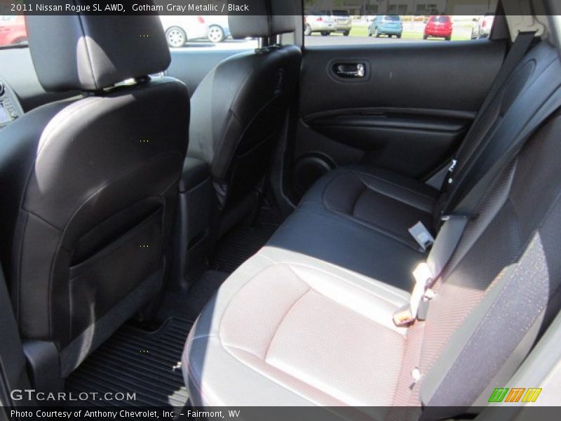 Gotham Gray Metallic / Black 2011 Nissan Rogue SL AWD