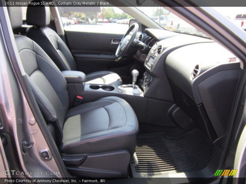 Gotham Gray Metallic / Black 2011 Nissan Rogue SL AWD