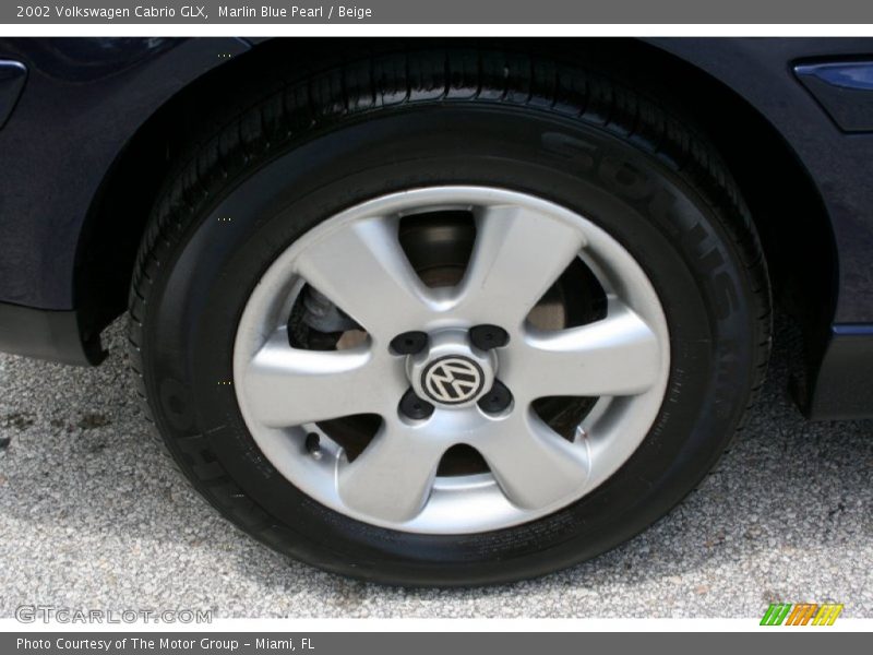 Marlin Blue Pearl / Beige 2002 Volkswagen Cabrio GLX