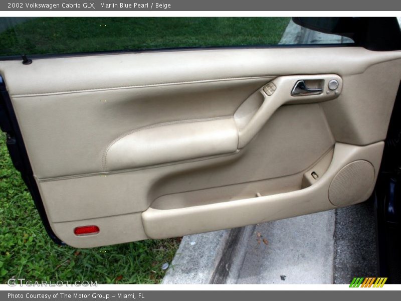 Marlin Blue Pearl / Beige 2002 Volkswagen Cabrio GLX