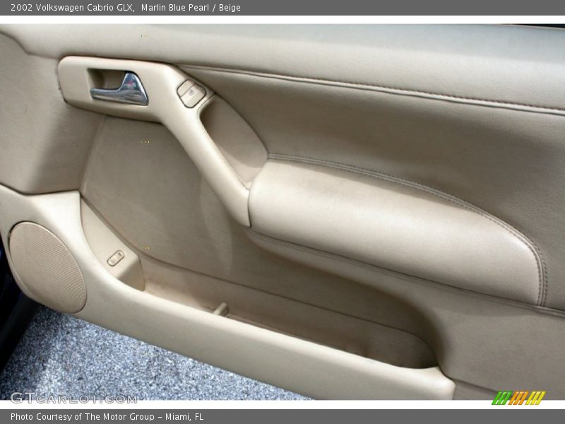Marlin Blue Pearl / Beige 2002 Volkswagen Cabrio GLX